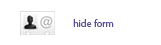 Hide form